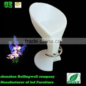 Wholesale Modern Fashion Glowing LED Bar Stool With 16 Colors Change by Remote Control thumbnail-2