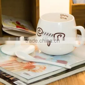 Bulk Creative Cute Smily Face Promotional Ceramic Mug, Facial Expression Mug thumbnail-4