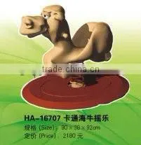 (HA-16707) WHOLESALE EXCELLENT QUALITY OUTDOOR SPRING RIDE /WHOLESALE KIDS ROCKER RIDER HORSE TOY thumbnail-1