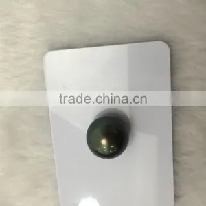 11-12mm Genuine Black Tahitian Pearl Beads For Jewelry Making thumbnail-3