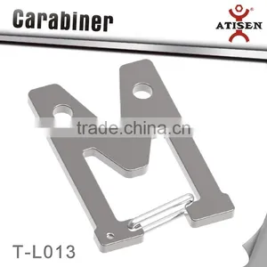 Lucky Alphabet Style Stainless Steel Carabiner Tool for Camping thumbnail-1