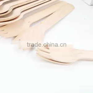 Manufacture 24pcs Disposable Wooden Forks/knife/spoon thumbnail-2