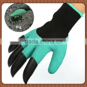 ABS Plastic Garden Digging Genie Gloves With Claws thumbnail-4