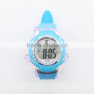 Light Blue Transparent PU Watch thumbnail-1