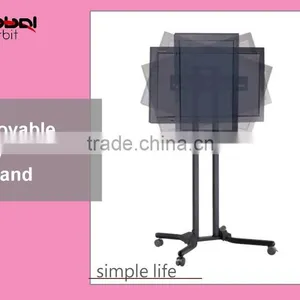 Adjustable in Height Monitor Display Stand, TV Movable Floor Bracket Stand thumbnail-4