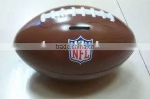 Rugby Football Shape Coin Bank/Piggy Bank/Penny Bank thumbnail-1