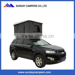 Waterproof Tent House Camping Trailer Roof Tent Hard Shell Manufacturer thumbnail-1