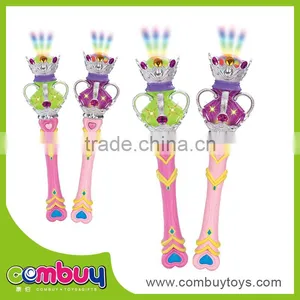 New Product Pink Plastic Musical Light Magic Wand Toy thumbnail-1