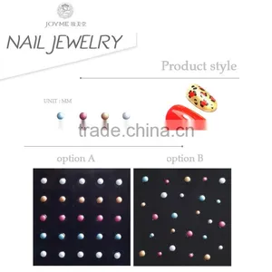Pearl Nail Art Tips Sticker Decal Full Wraps DIY Decorations thumbnail-5