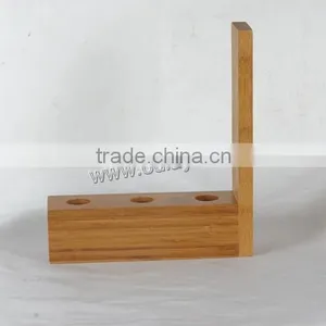 High Pressured and Spliced Nature Bamboo Wine Bottle Holders thumbnail-4