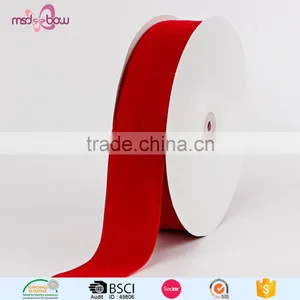 Promotion Christmas Decorative Red Velvet Ribbon thumbnail-4