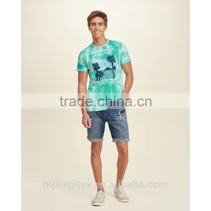 Men Tie Dye T-shirt ,cotton T-shirt, Summer T-shirt,print T-shirt thumbnail-5