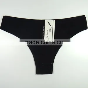 Womens Underwear and Panties Manufactures Ladies Brief Pure Color Cotton Mature Women Panties thumbnail-6