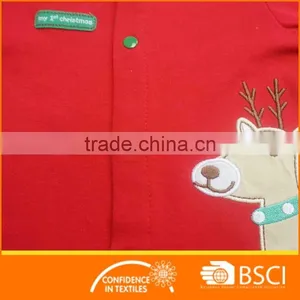 Christmas Cartoon Animal Deer Pattern Soft Cotton Baby Clothes Romper thumbnail-3