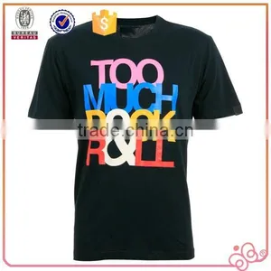 Hot Sale Promotion Cotton Fabric Custom T Shirt Printing Colorful Letter Men T Shirt thumbnail-1