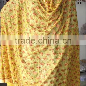 Embroidered PHULKARI GEORGETTE DUPATTA SHAWL thumbnail-1