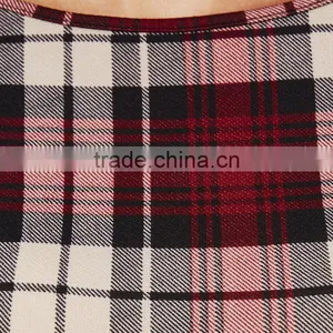 Wholesale Bodycon Slim Pencil Party Dress Design Your Own Fashion Checked Dress thumbnail-4