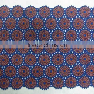New Design Crochet Fabric With Circle Pattern thumbnail-1