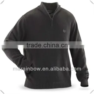2014 New Arrival Men's Stylish 1/4 - Zip Knitted Pullover Sweater for Golf Sports thumbnail-1