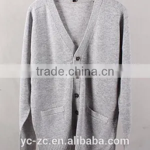 100% Cashmere Spring Wool Cardigan Sweater thumbnail-3