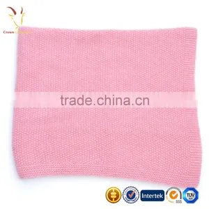 Warm Cashmere Baby Blanket Moss Stitch thumbnail-3