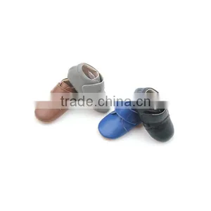 High Quality Baby Handmade Shoes Leather Shoes Baby for Boys thumbnail-5