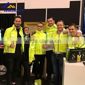 100% Polyester 3m Reflective LED Yellow Green Flashing Led Safety Vest thumbnail-4