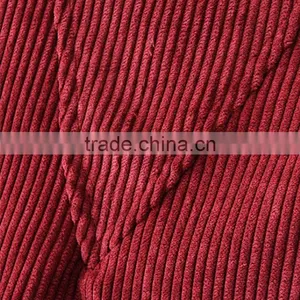 A-Line Dark Red Lace up Round Collar Sleeveless Mini Corduroy Dress thumbnail-6