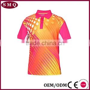 Promotional High Quality Sublimation Printing Emrbroidery Polo Shirt thumbnail-5