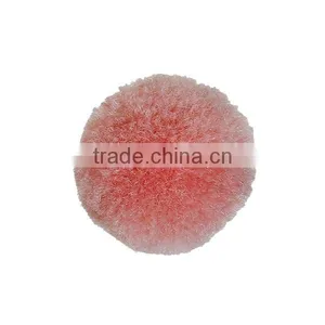 DIY Craft Decoration Orange Round 20mm Cashmere Pom Pom Ball thumbnail-1