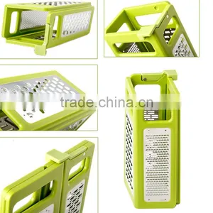 Kitchen Gadgets Vegetable Fruit Slicers Cutter Fold Flat Grater Plus Folding Box Grater Shredded Slicer Cooking Tools KC1394 thumbnail-6