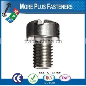 Made in Taiwan Slotted Fillister Stainless Steel Zinc Drilled Fillister Head Machine Screw thumbnail-4