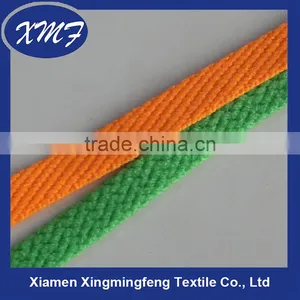 Eco-friendly Custom Flat Colored Cotton Shoelaces With Plastic Tips thumbnail-2