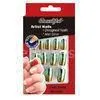 Glitter Gradient Metallic Fake Nails Fashionable Artist Nail Cover Green / Gold thumbnail-1