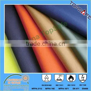 TOPSAFE Fire Fighting Meta-aramid/Para-aramid/Anti-static Fabric 300gsm Grey thumbnail-1