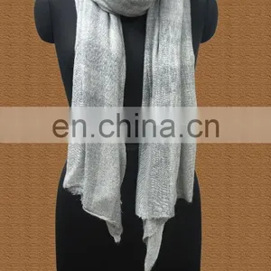 Shawls & Scarfs in Check, Check Pashmina Wool Shawls thumbnail-2