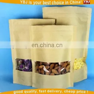 Paper Bags With Your Own Logo / Ziplock Paper Resealable Food Bag With Printing thumbnail-1
