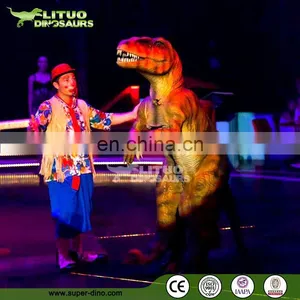 High Simulation Walking With Dinosaur Costume For Sale thumbnail-4