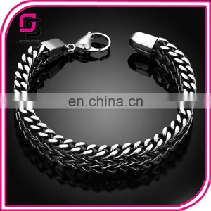 316L Stainless Steel Bracelet Hand Wrist Chain for Men Wholesale thumbnail-1