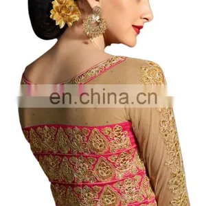 2017 Occasion Wedding Wear Cape Dress Anarkali Suits / 2017 Cape Jacket Anarkali Dress Material (anarkali Dresses) thumbnail-6