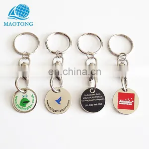 2017 Promotional Gift New Products Custom Cheap Custom Logo Shopping Cart Trolley Tokens Coin thumbnail-4
