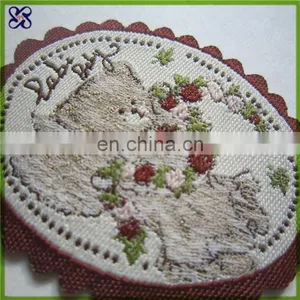 White and Red Rose Badge/letter Patches for Clothing thumbnail-2
