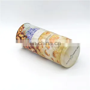 Cylinder Metal Food Tin Can With Stackable Empty Tin Can thumbnail-5