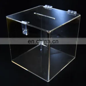 Customized Clear Acrylic Letter Box Wholesale thumbnail-2