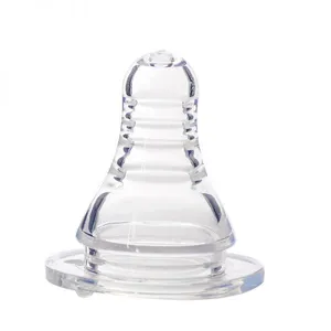 Food Grade BPA Free Standard Specifications Silicone Baby Milk Feeding Bottle Nipple thumbnail-1