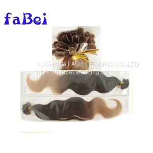 Natural Pre-Bonded Keratin Remy Nail Hair U-Tip Human Hair Extension thumbnail-4