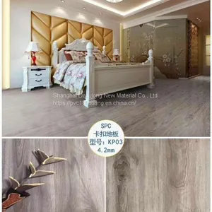 Environmental Vinyl Waterproof PVC SPC Flooring For Indoor Thickenss 4.2mm thumbnail-3