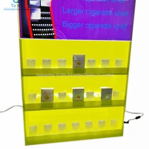 Classic Built-in Light Cigarette Shelf Pusher Display With Pusher Shelf For Cigarette thumbnail-1
