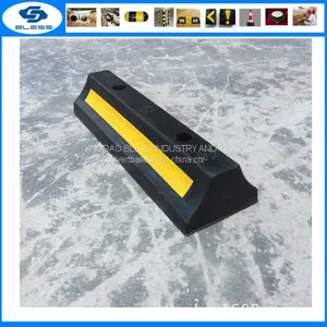 Carpark Rubber Wheel Stopper Made in China Exported to Singapore Astralia America England Canada thumbnail-1