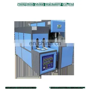 High Efficient 300ml 500ml Pet Small Plastic Bottle Making Machine Semi Automatic Pet Blow Moulding Machine thumbnail-1